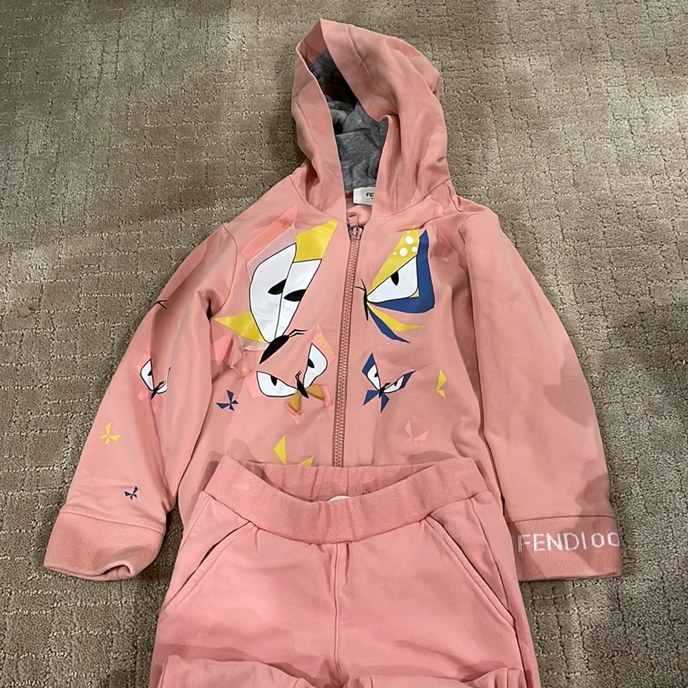 Fendi girls tracksuit